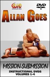 Finalizações e Ataques com e sem kimono com Allan Goes 4 Volumes em 2 DVDs