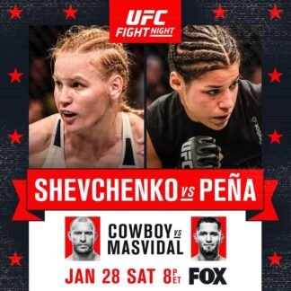 UFC On Fox 23 Shevchenko Vs Pena DVD