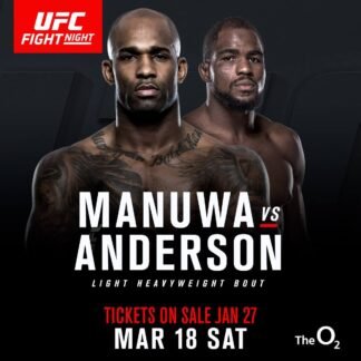 UFC Fight Night 107 Manuwa Vs Anderson DVD
