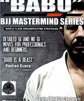 Babu BJJ Mastermind 12 Volumes Em 4 DVDs