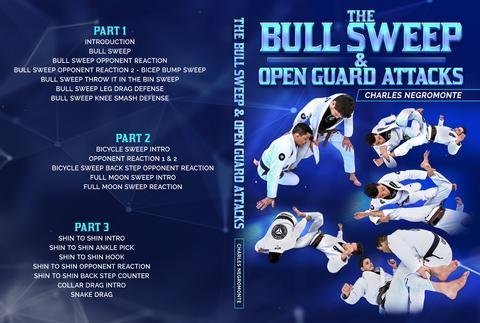 The Bull Sweep & Open Guard Tactics Com Charles Negromonte
