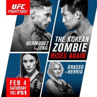 UFC Fight Night 104 Bermudez Vs Korean Zombie DVD