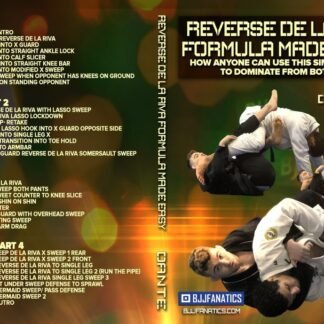 Reverse De La Riva Made Easy 4 volumes Com Dante  Leon