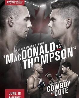 UFC Fight Night 89 Macdonald Vs Thompson