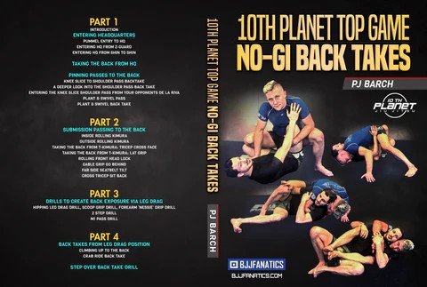 10th Planet Top Game No Gi Back Takes By PJ Barch