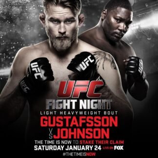 UFC Fight Night Gustafsson Vs Johnson DVD