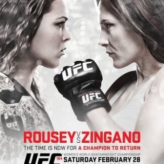 UFC 184 Rousey Vs Zingano DVD
