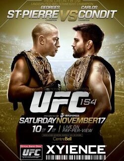 UFC 154 ST-Pierre Vs Condit