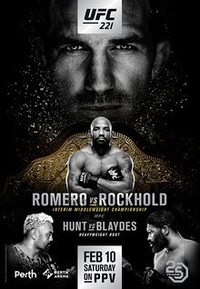 UFC 221 Romero VS Rockhold DVD