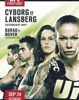 UFC Fight Night 95 Cyborg Vs Lansberg DVD