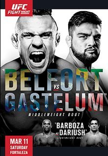 UFC Fight Night 106 Belfort Vs Gastelum DVD