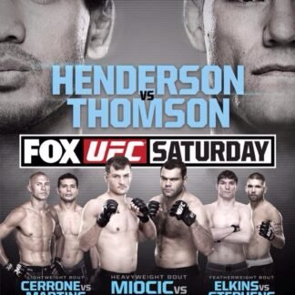 UFC On Fox 10 Henderson Vs Thomson