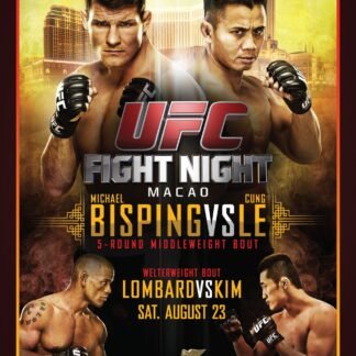 UFC Fight Night Bisping Vs Le DVD